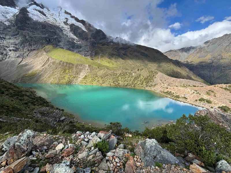 The Salkantay Trek - first side quest Humantay Lake